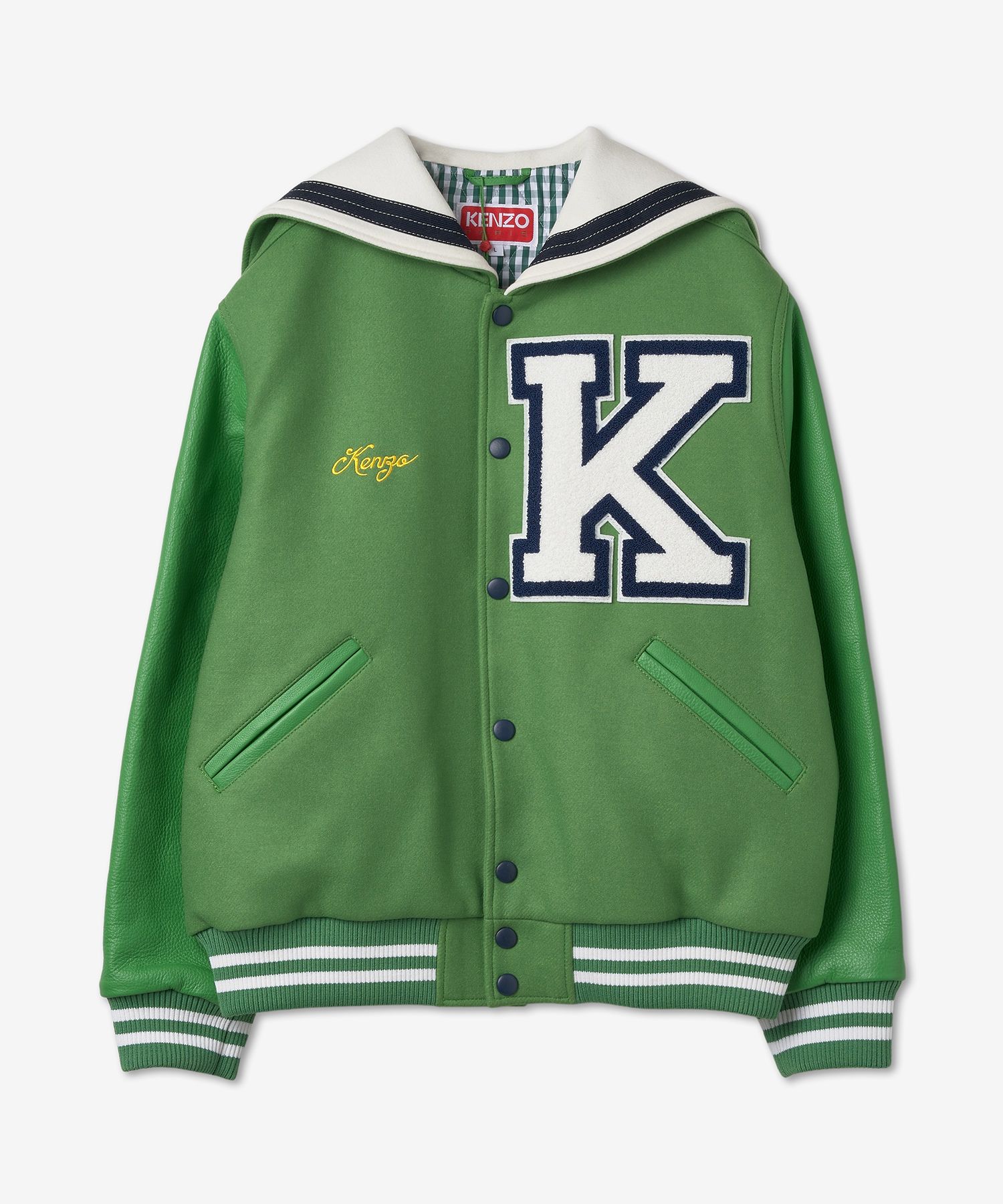 MUSINSA公式 | KENZO セーラーバーシティジャケット - グリーン