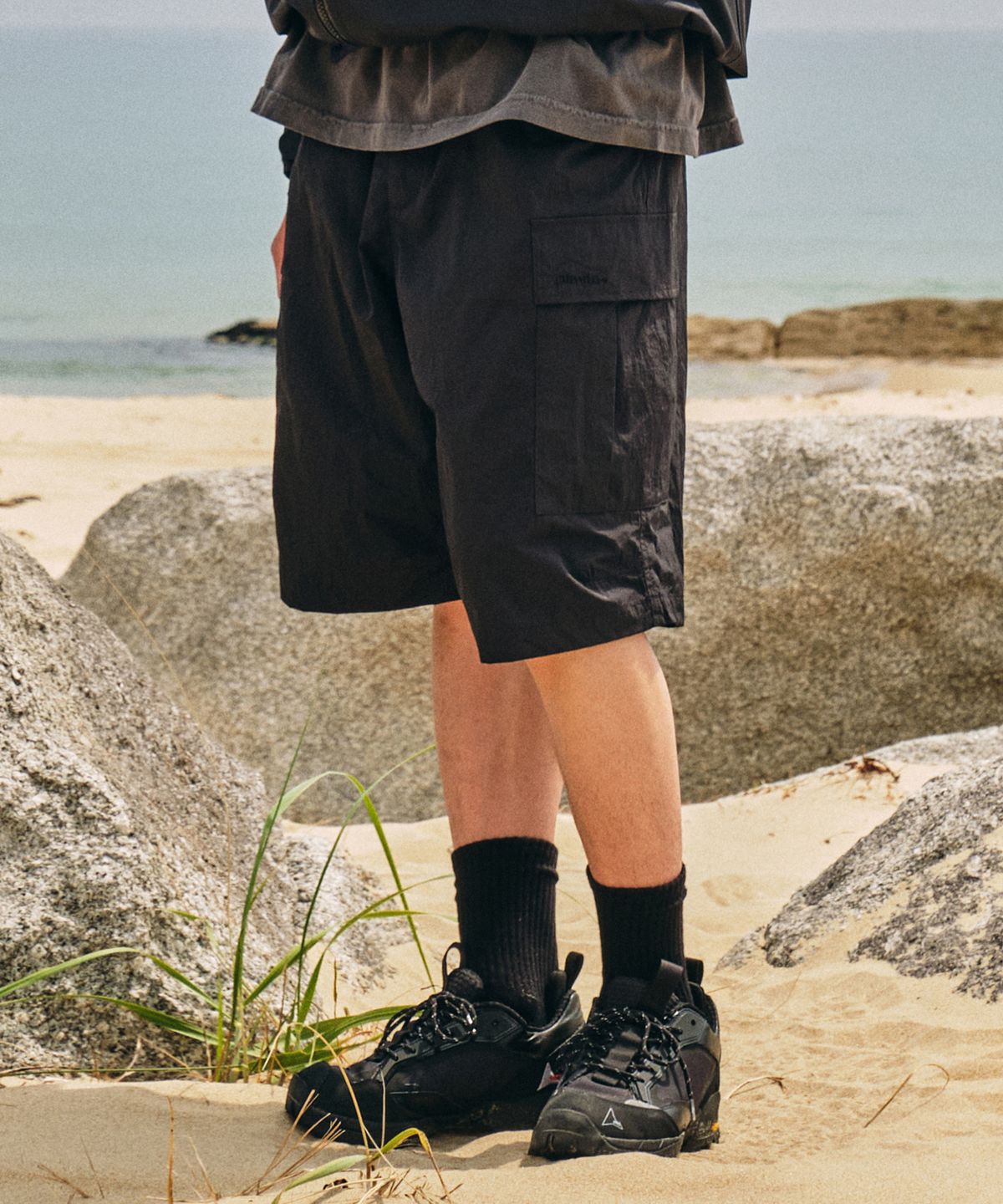 디미토(DIMITO) NY CARGO SHORT PANTS BLACK