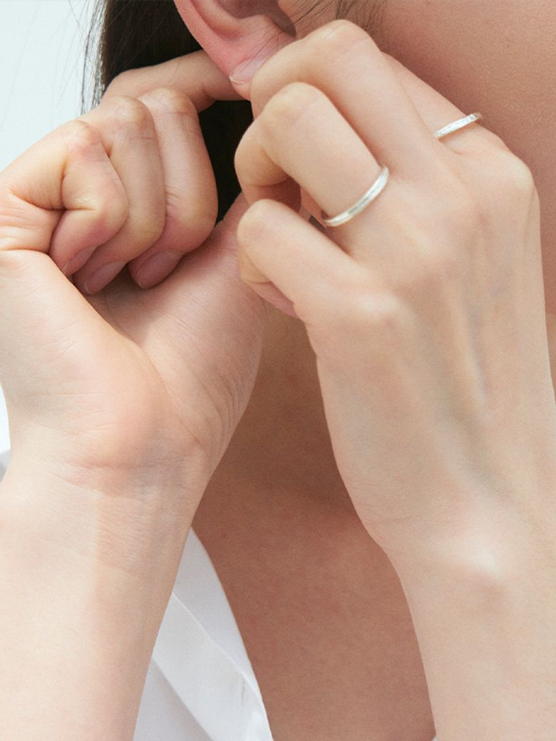 해류 TEXTURE RING 006 (slim)