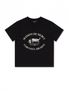 우먼즈 퍼피 로고 싱글 저지 반소매 티셔츠 블랙(FCD2TS520W)