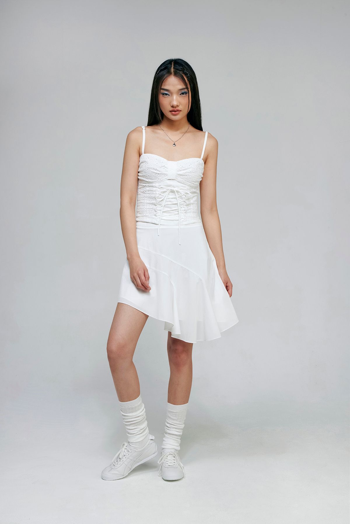 카프리슈(CAPRICIEUX) Bella skirt_White