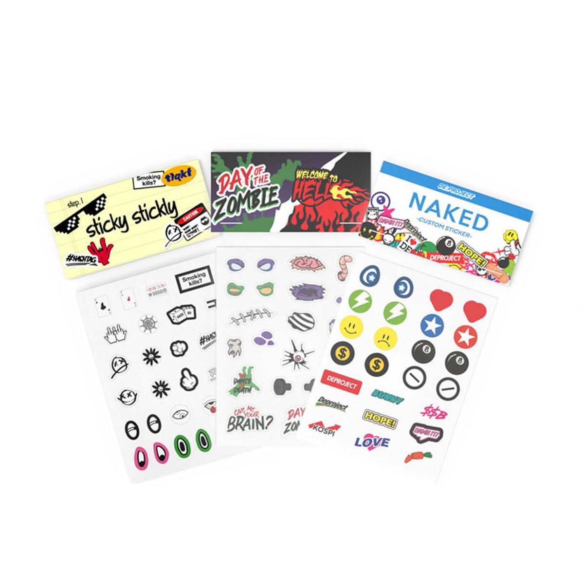 디프로젝트(DE:PROJECT) DE:STICKER PACK CUSTOM_ITEM