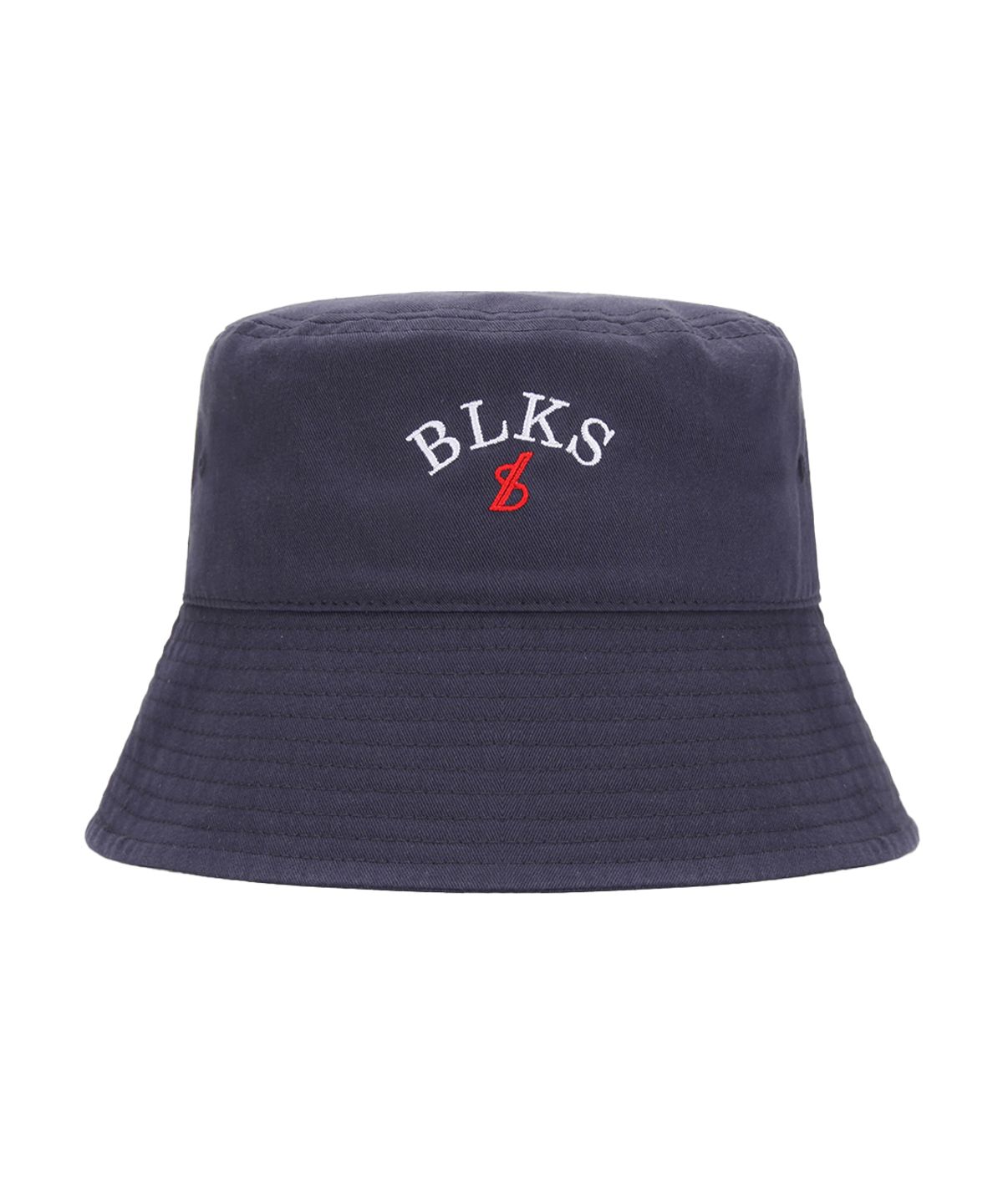 블랙샌즈(BLACK SANDS) 베이직 심볼 로고 자수 버킷햇_네이비