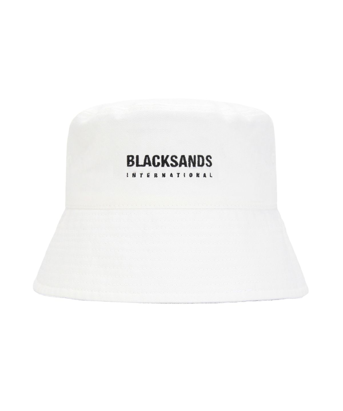 블랙샌즈(BLACK SANDS) 인터내셜 자수 버킷햇_화이트