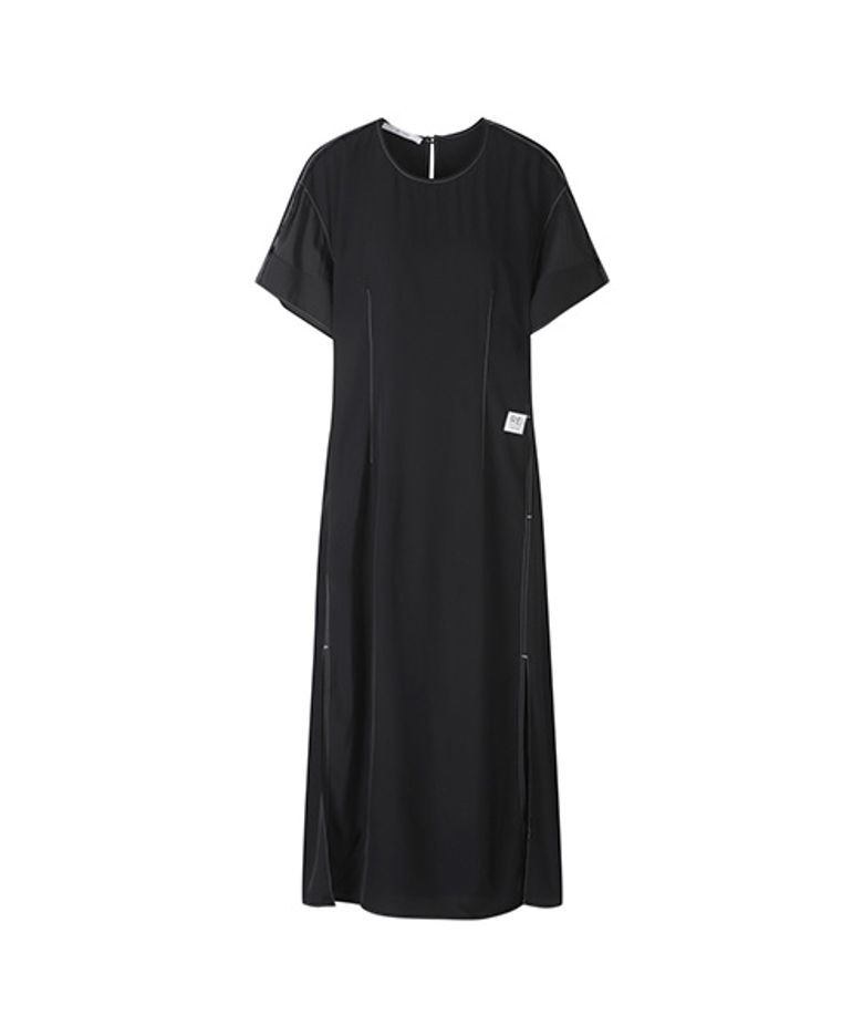 Patchwork Long Dress_RQDAM23592BKX