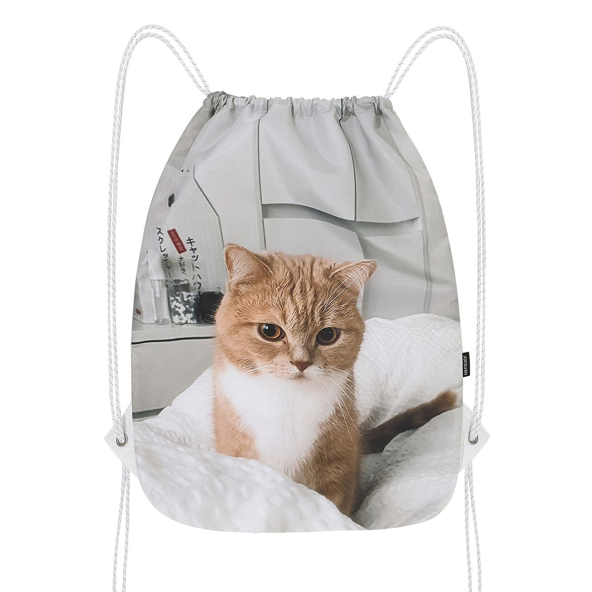 조거쉬(JOEGUSH) Mesh Panel Drawstring Bag (MOZZI)
