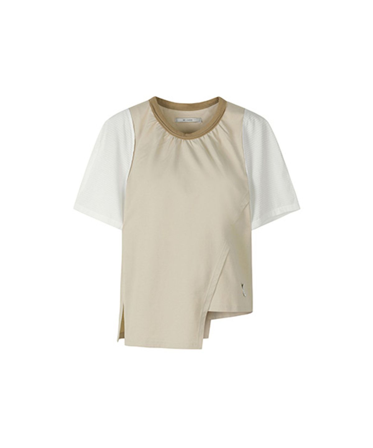 래코드(RECODE) Seersucker Half Sleeve Top_RQTAM23579BEX