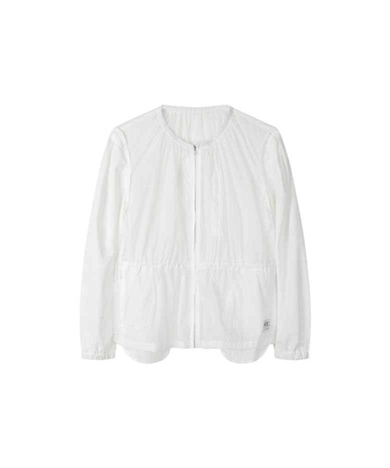 Seersucker Sleeve Jumper_RQUAM23577WHX