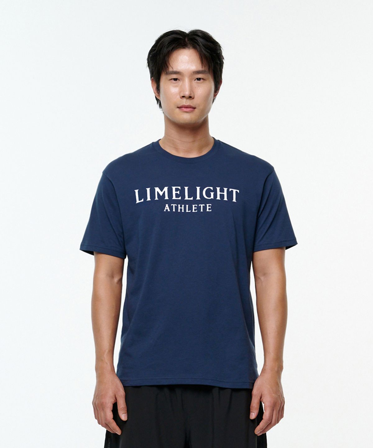라임라잇 어패럴(LIMELIGHT APPAREL) 애슬릿 티셔츠 (네이비/화이트)