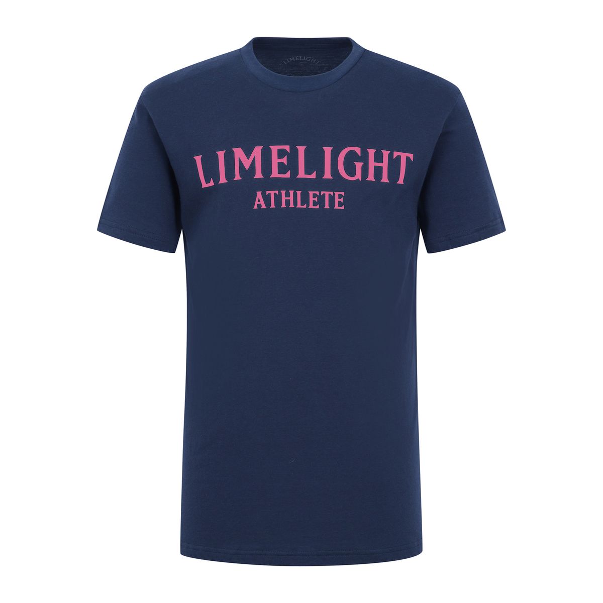 라임라잇 어패럴(LIMELIGHT APPAREL) 애슬릿 티셔츠 (네이비/핑크)