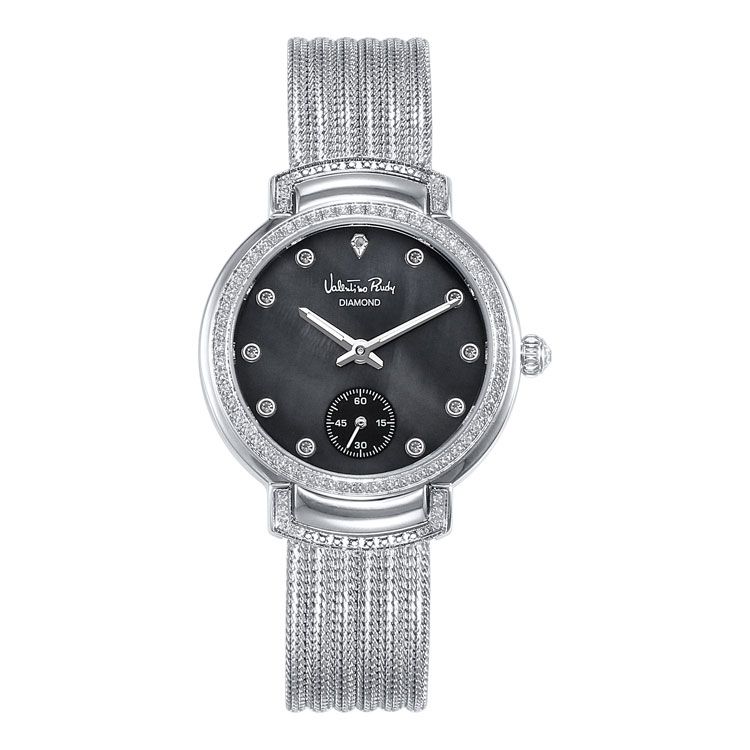 MUSINSA公式 | VALENTINO RUDY VR2588B-BKWT ダイヤモンド時計 鑑別書