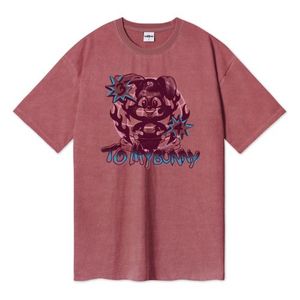 MILLION MY BUNNY 피그먼트 반팔티