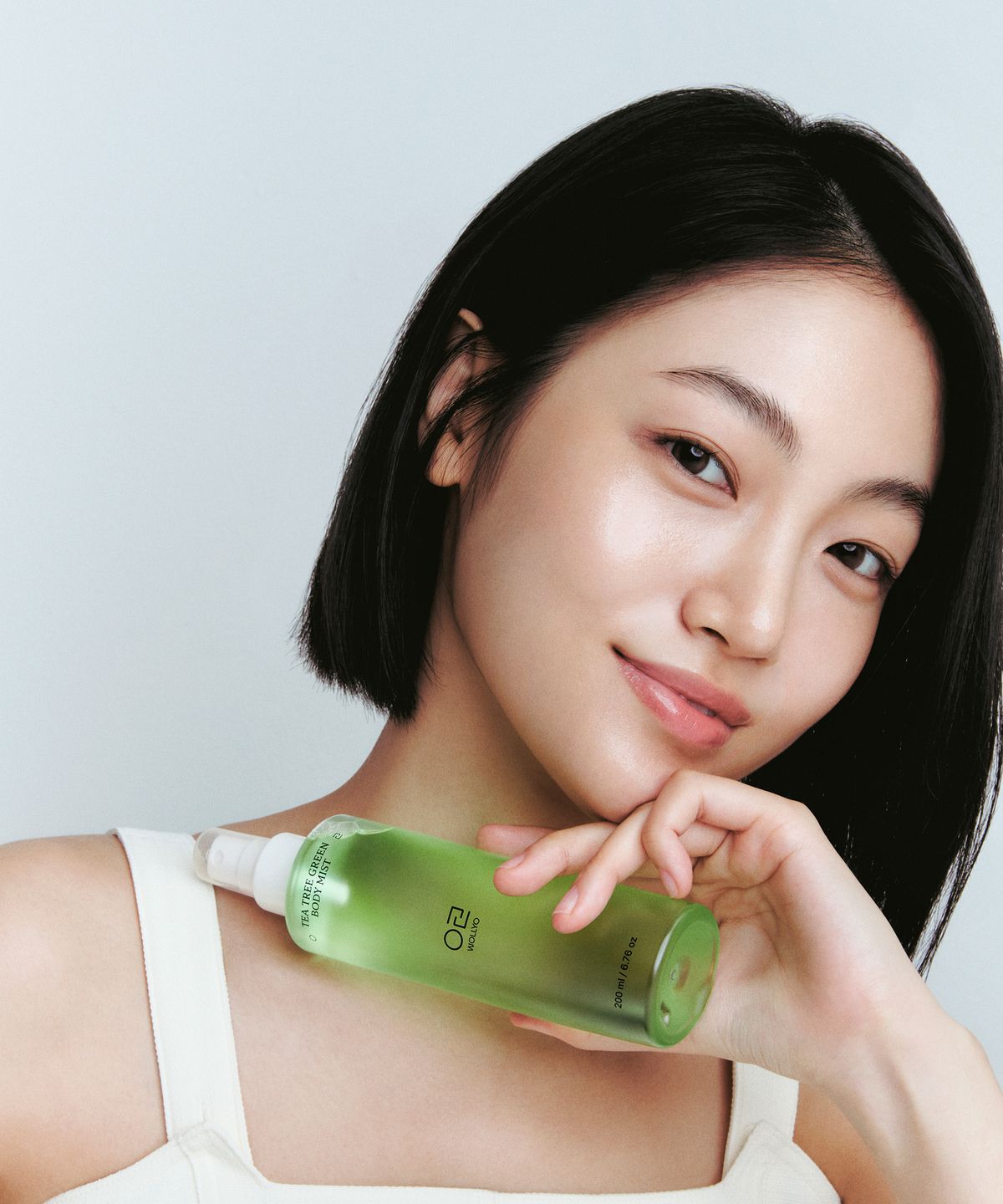 원료공방(WOLLYO) 티트리 그린 등드름 바디미스트 200ml