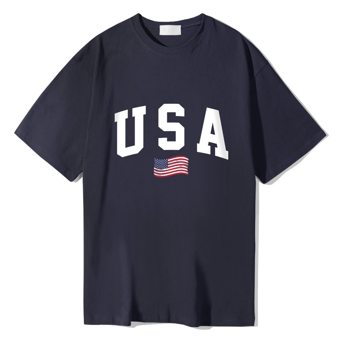 와이디에이(YDA) USA 로고 오버핏 반팔티셔츠_LTSS019NV