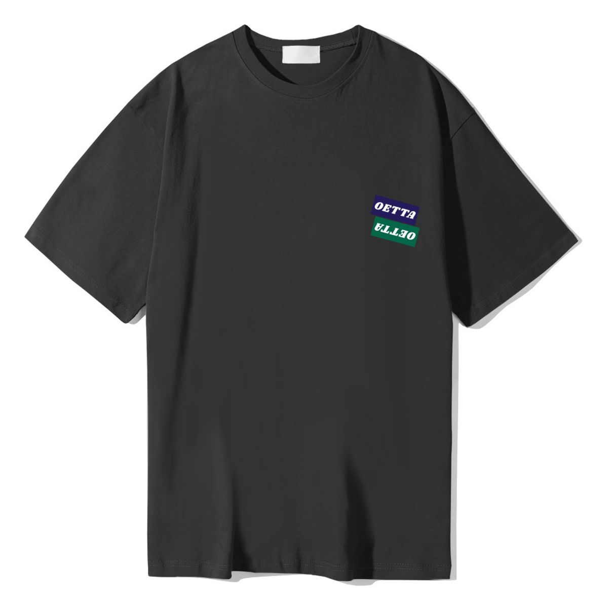 와이디에이(YDA) 로고 포인트 오버핏 반팔티셔츠_OTSS015BK