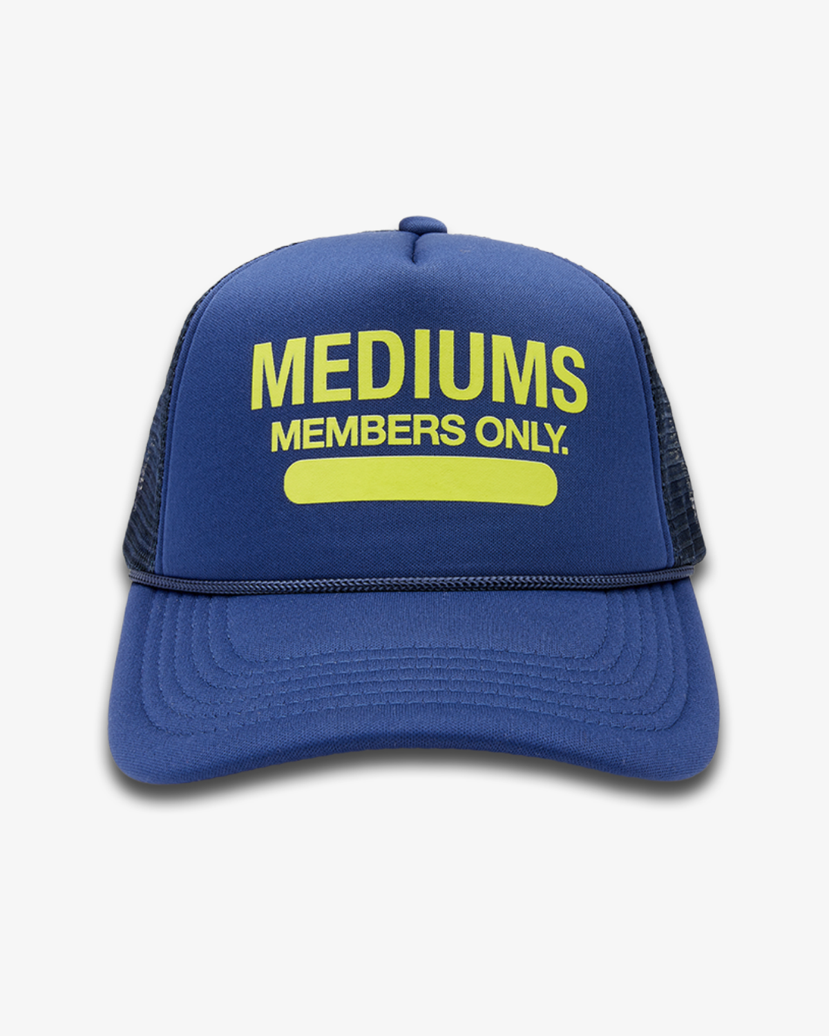 미디엄스(MEDIUMS) Members Only Trucker Hat - Navy (멤버스 온리 트러커햇)