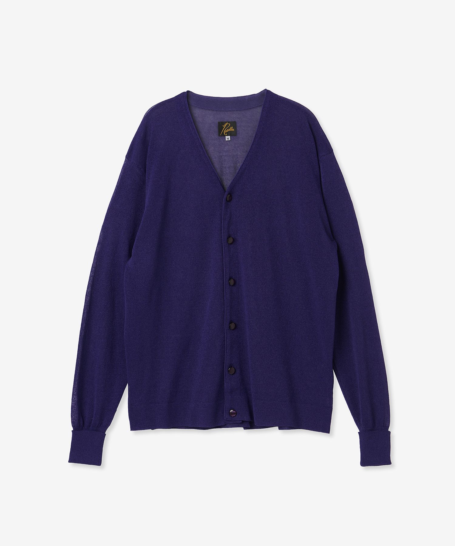 MUSINSA | NEEDLES V-neck cardigan - Purple / MR325PURPLE