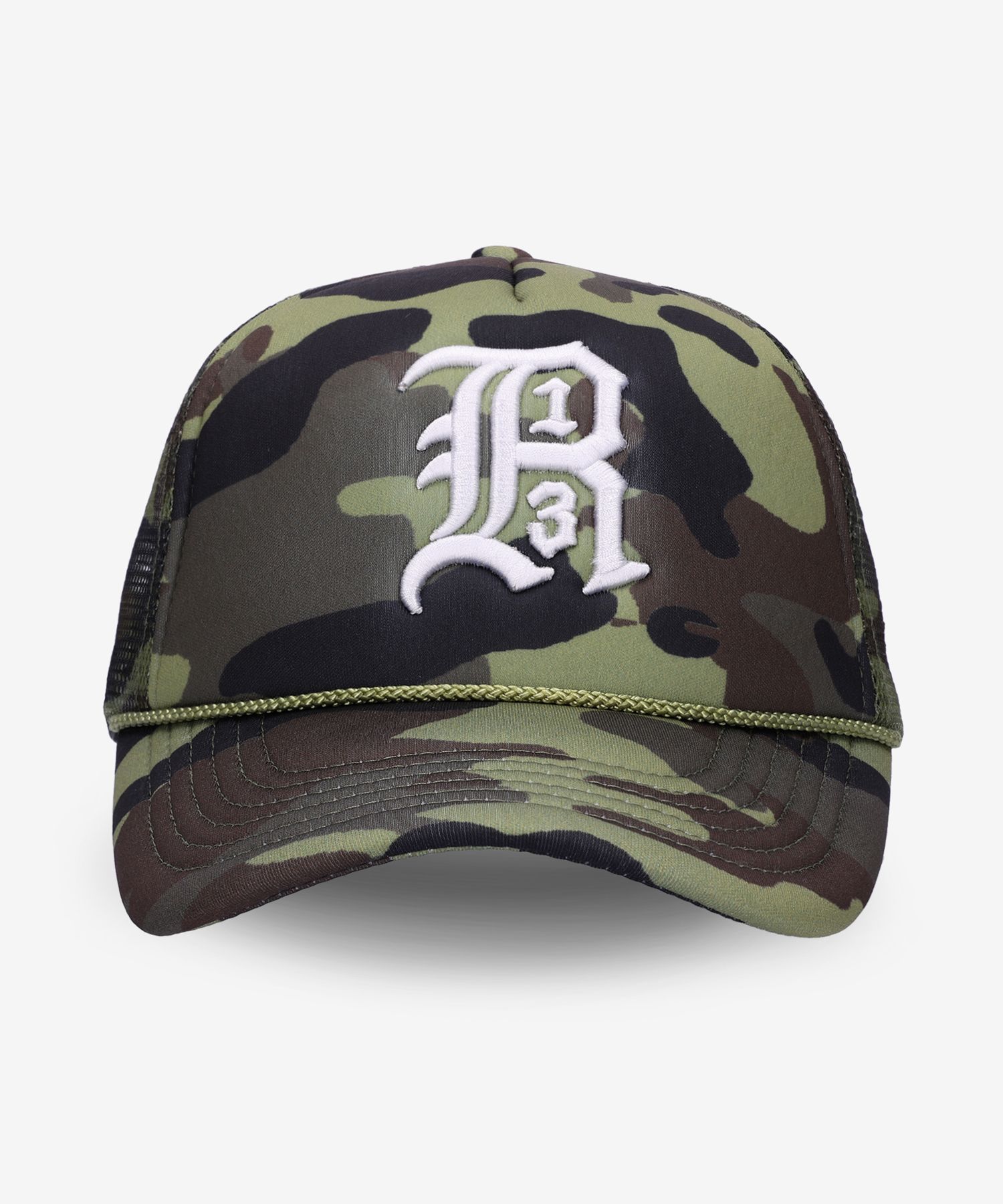 MUSINSA公式 | R13 Women's Camouflage Logo Trucker Cap