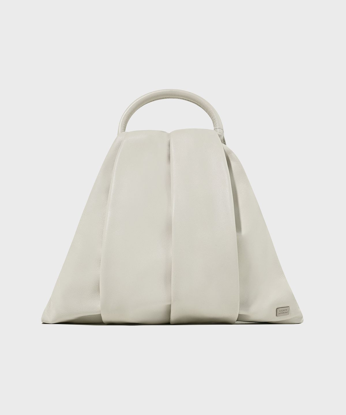 오브젝트 뮤지엄(OBJECT MUSEUM) Clam mini tote bag WHITE