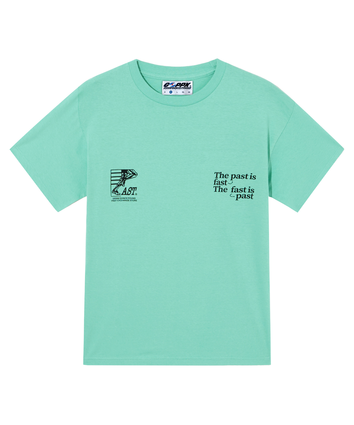 그램 아운스 파운드(GRAM OUNCE POUND) Past Fast Tee_Green