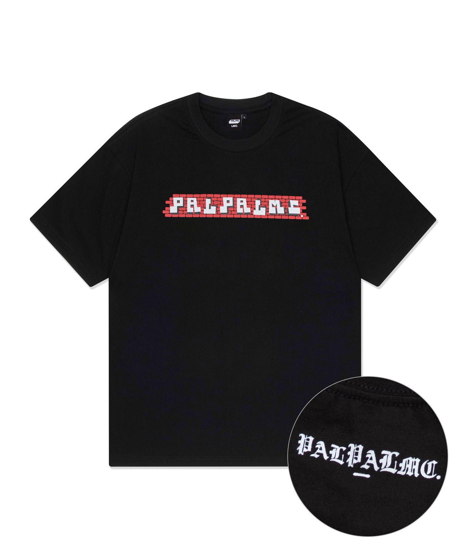 さらに100円引き◆LMC◆LMC X PALPAL SKATES BRICK TEE MUSINSA | LMC LMC x PALPAL SKATES BRICK TEE black