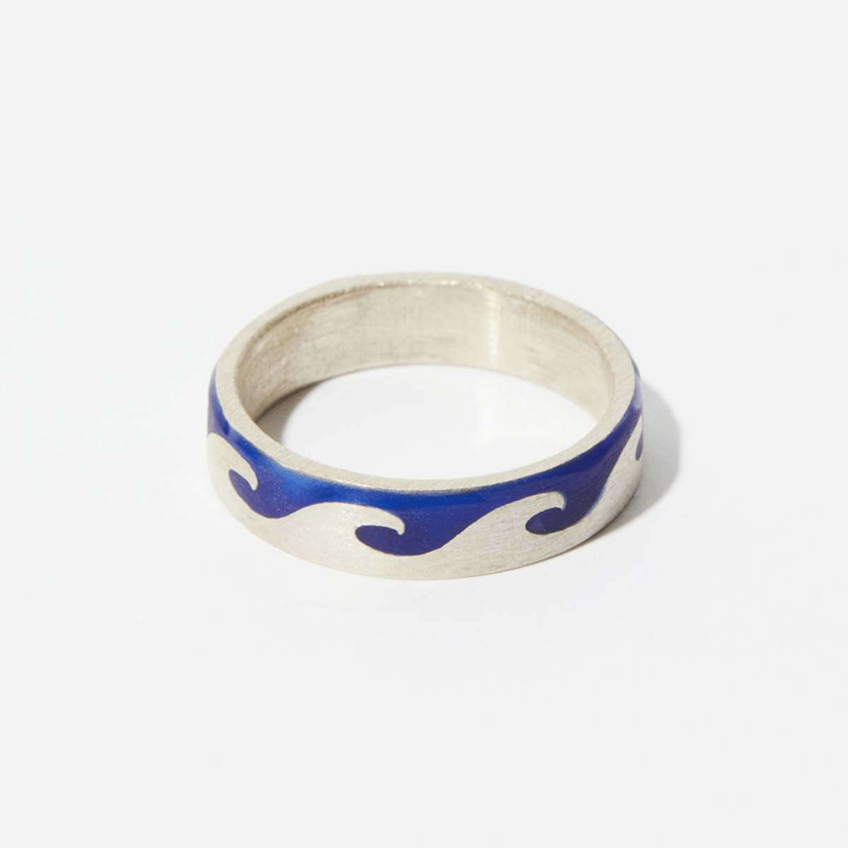 하카블랙스(HAKKABLACKS) Blue Wave Ring