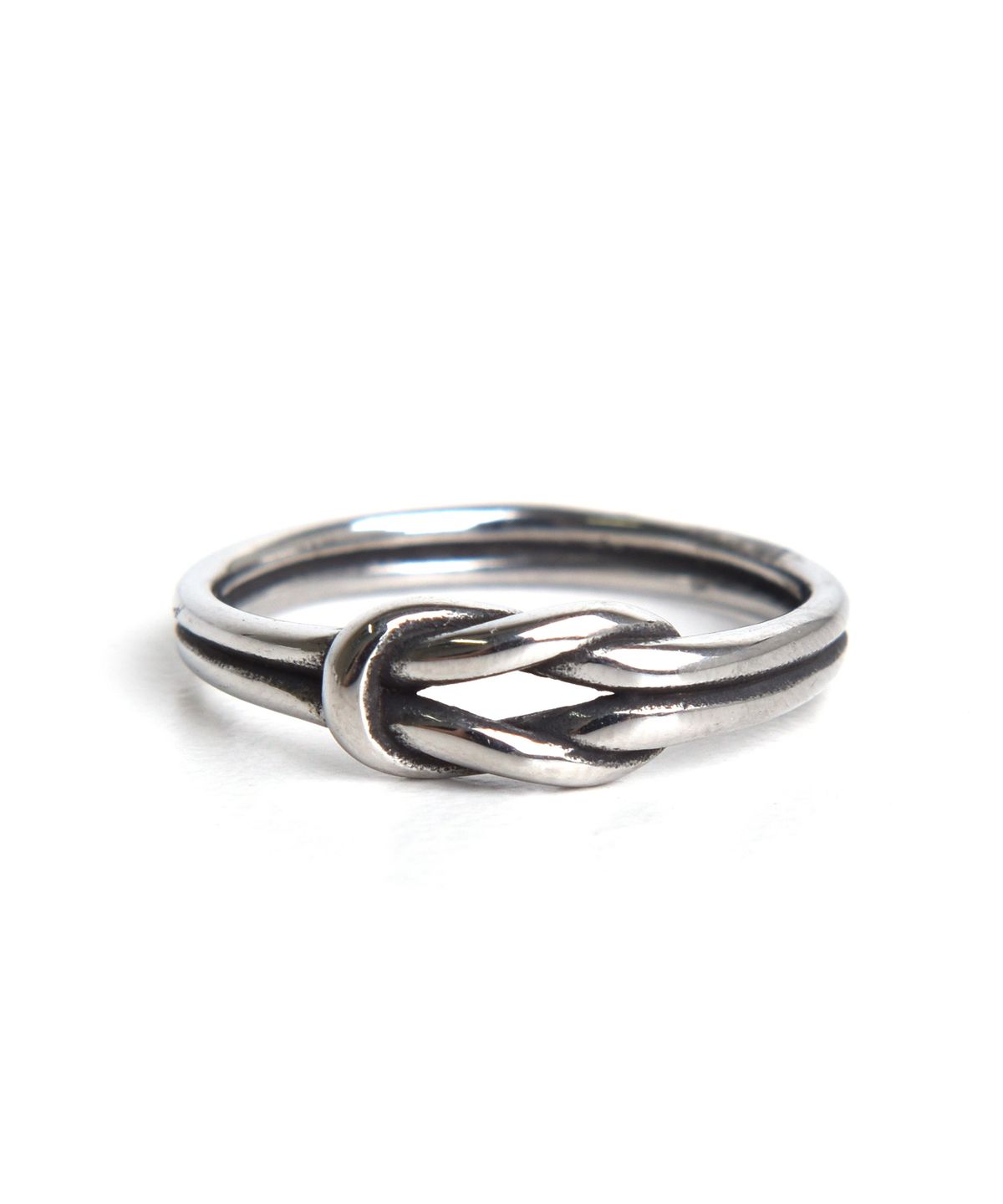 스칼렛또블랙(SCALETTOBLACK) BAT403 [surgical steel]Vintage knot chain Ring