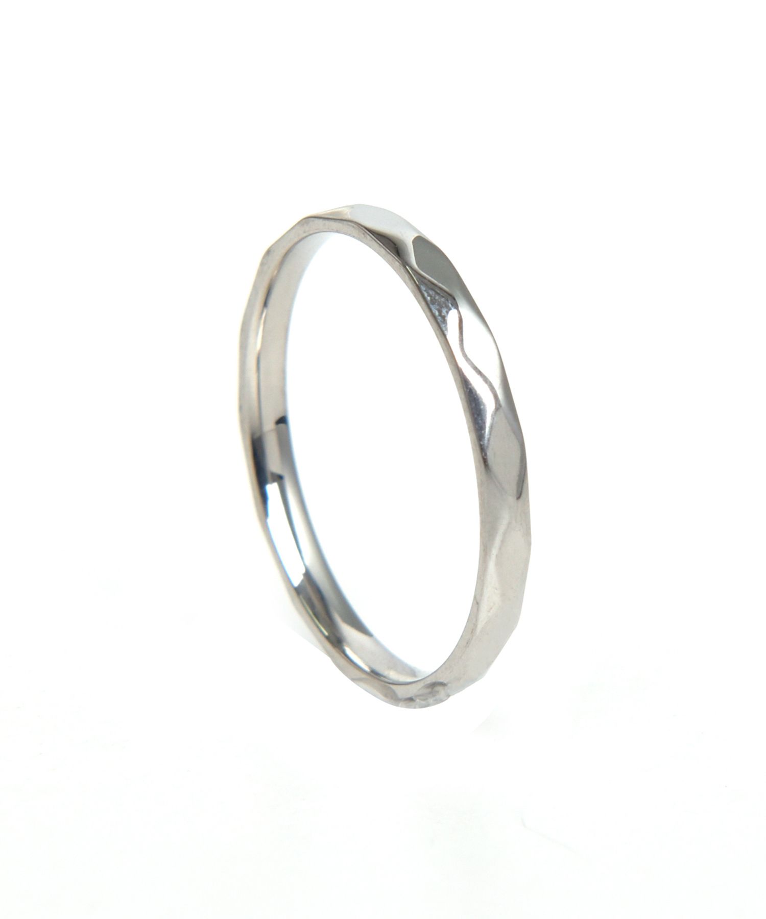 MUSINSA | SCALETTO BLACK BAT401 [surgical steel]Cutting simple layered Ring
