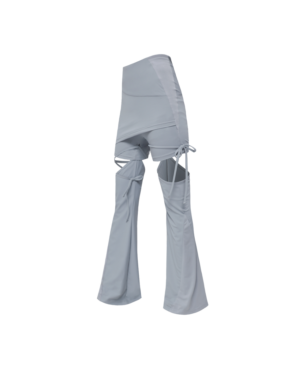 오호스(OJOS) Detachable Strap Skirt Shorts / Grey - 사이즈 & 후기