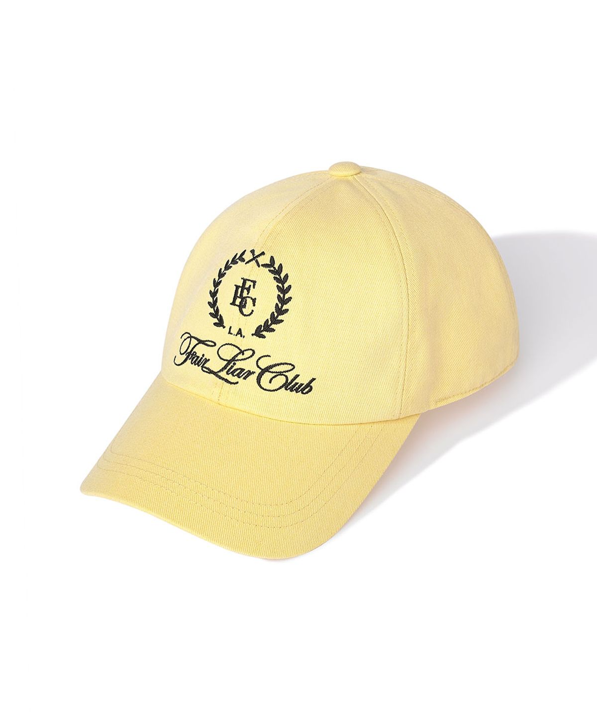 페어라이어 클럽(FAIRLIAR CLUB) FLC Edw Cotton Baseball Cap_YELLOW