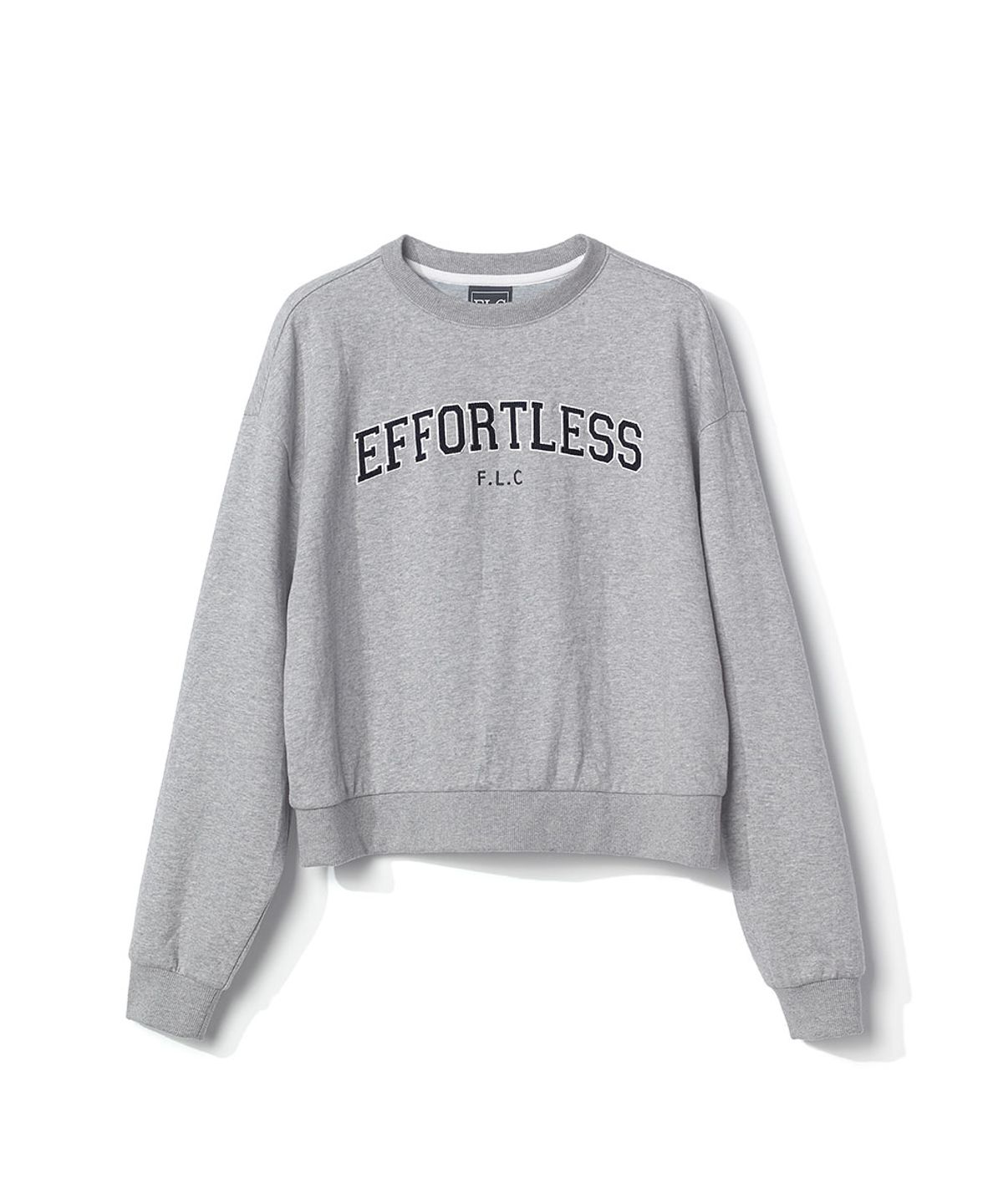 페어라이어 클럽(FAIRLIAR CLUB) FLC Edw Cropped Sweatshirts_GRAY
