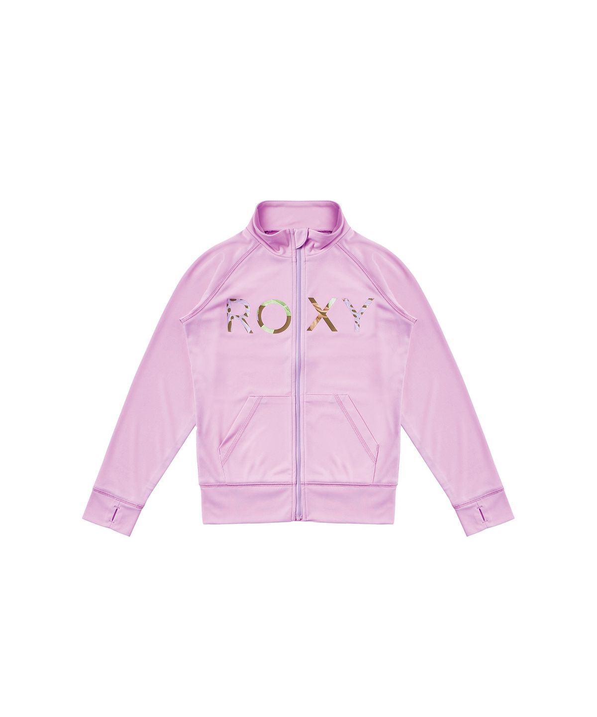 록시 키즈(ROXY KIDS) 키즈 미니 머메이드 로고 집업 래쉬가드 LIL