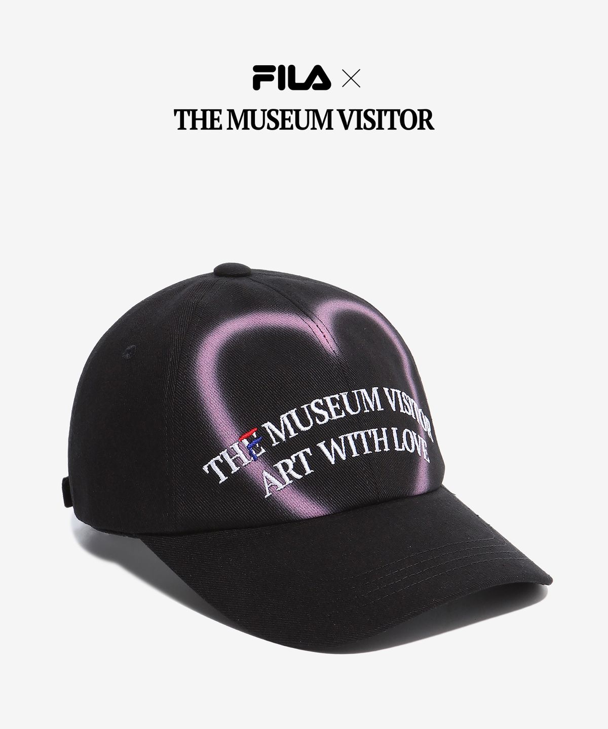 휠라(FILA) FILA X THE MUSEUM VISITOR BALL CAP(FS3CPF5C01XBLK)
