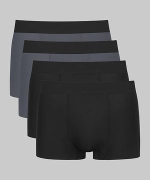 [4PACK] JD 맨즈 무지 소프트 심리스 드로즈 데일리 기본 팬티