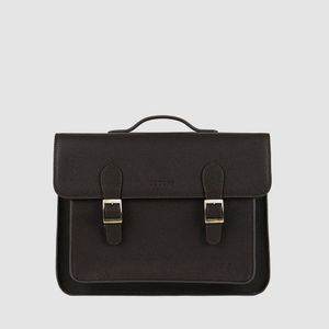 남자 가죽 메신저백 LO-5423 DBR