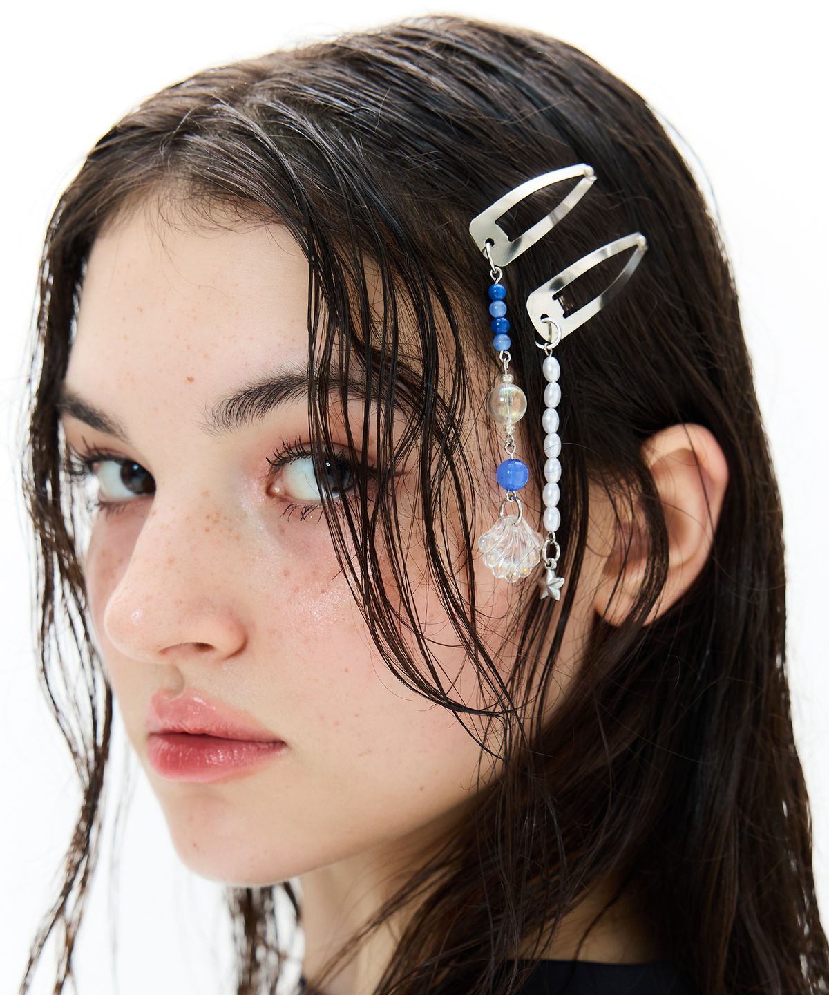 러브이즈트루(LUVISTRUE) BE LAYERED BEACH PIN(BLUE)
