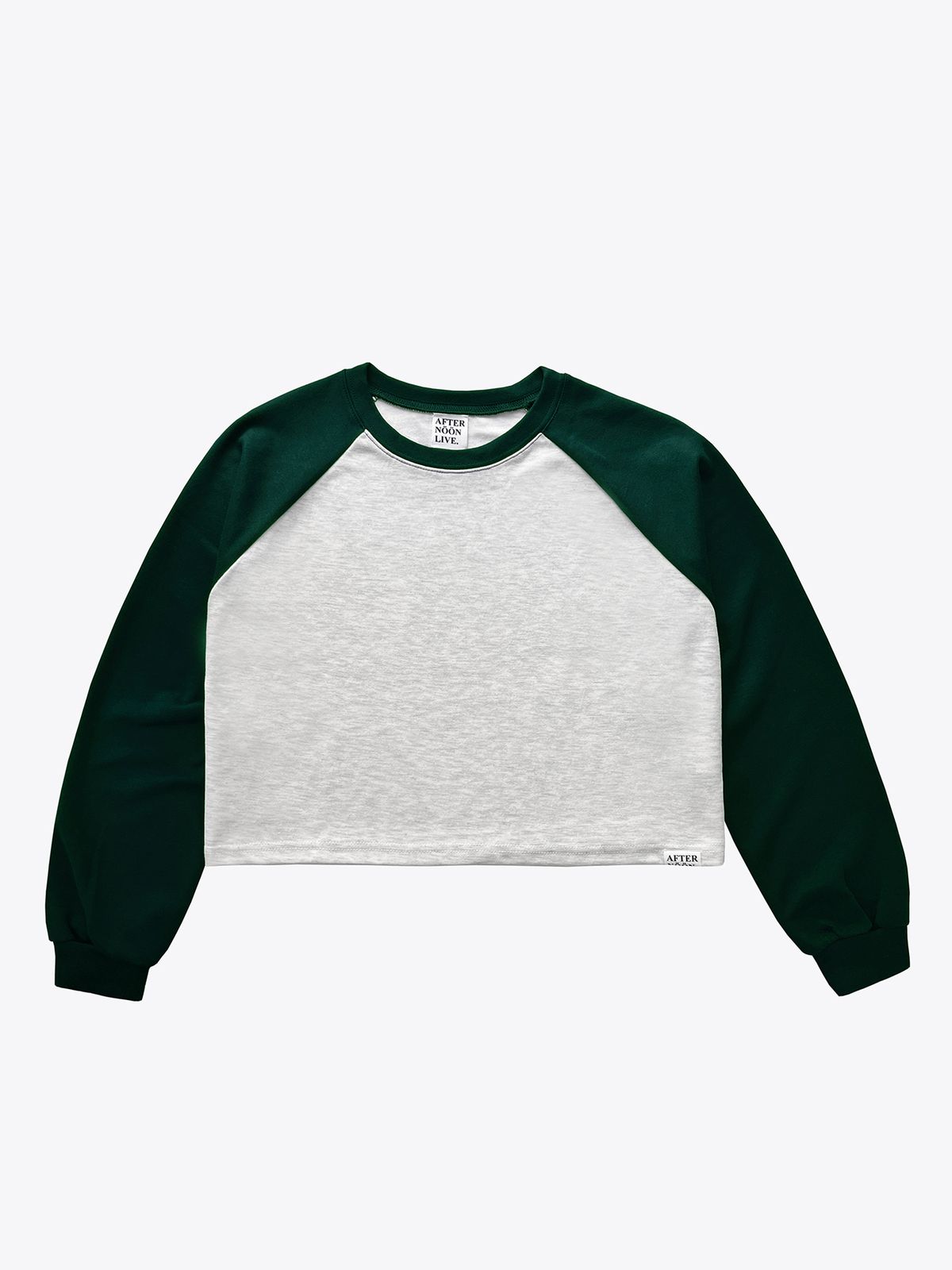 애프터눈라이브(AFTERNOONLIVE) Garconne Reglan T-Shirt (Forest Green)