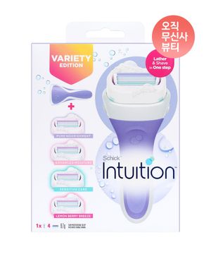 인튜이션 기획팩 날4입+면도기(코코넛)