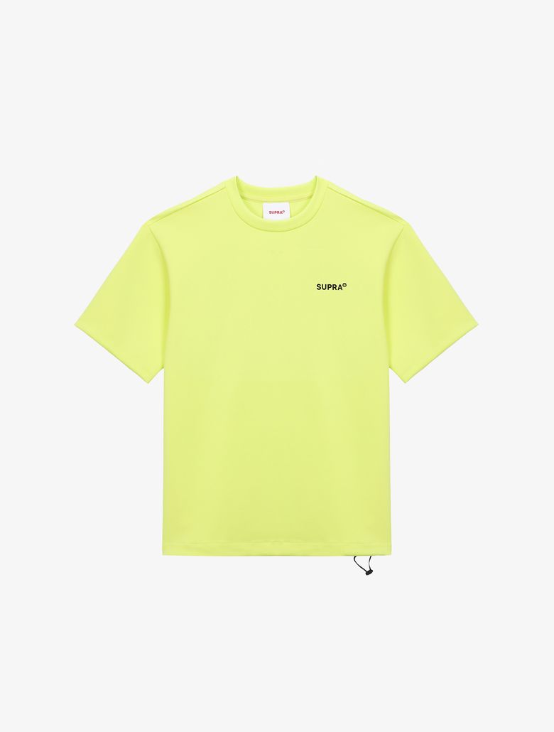 버터플라이 오버핏 그래픽 반팔 티셔츠(YELLOW)