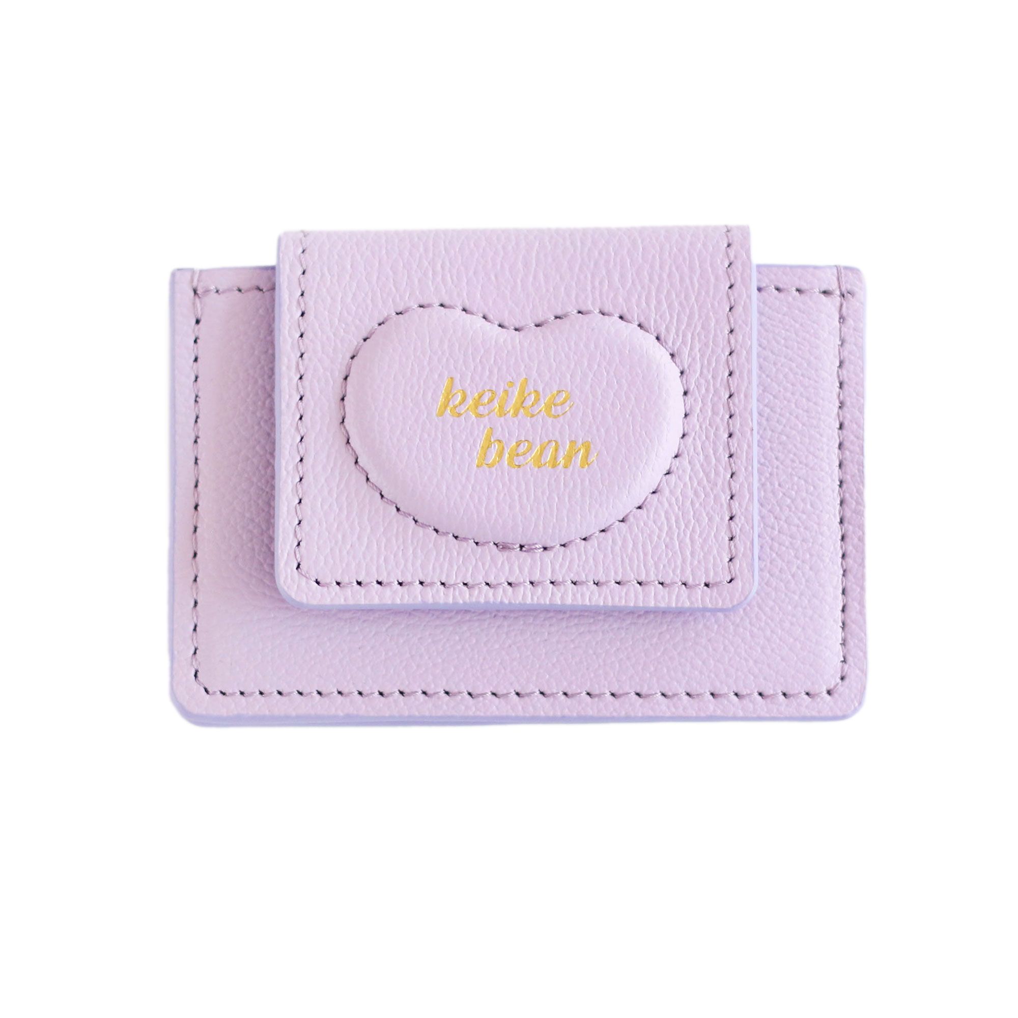 ★keike★ Shape of Wallet Purple Check shape of' wallet - purple check - keike | 60% - Asian