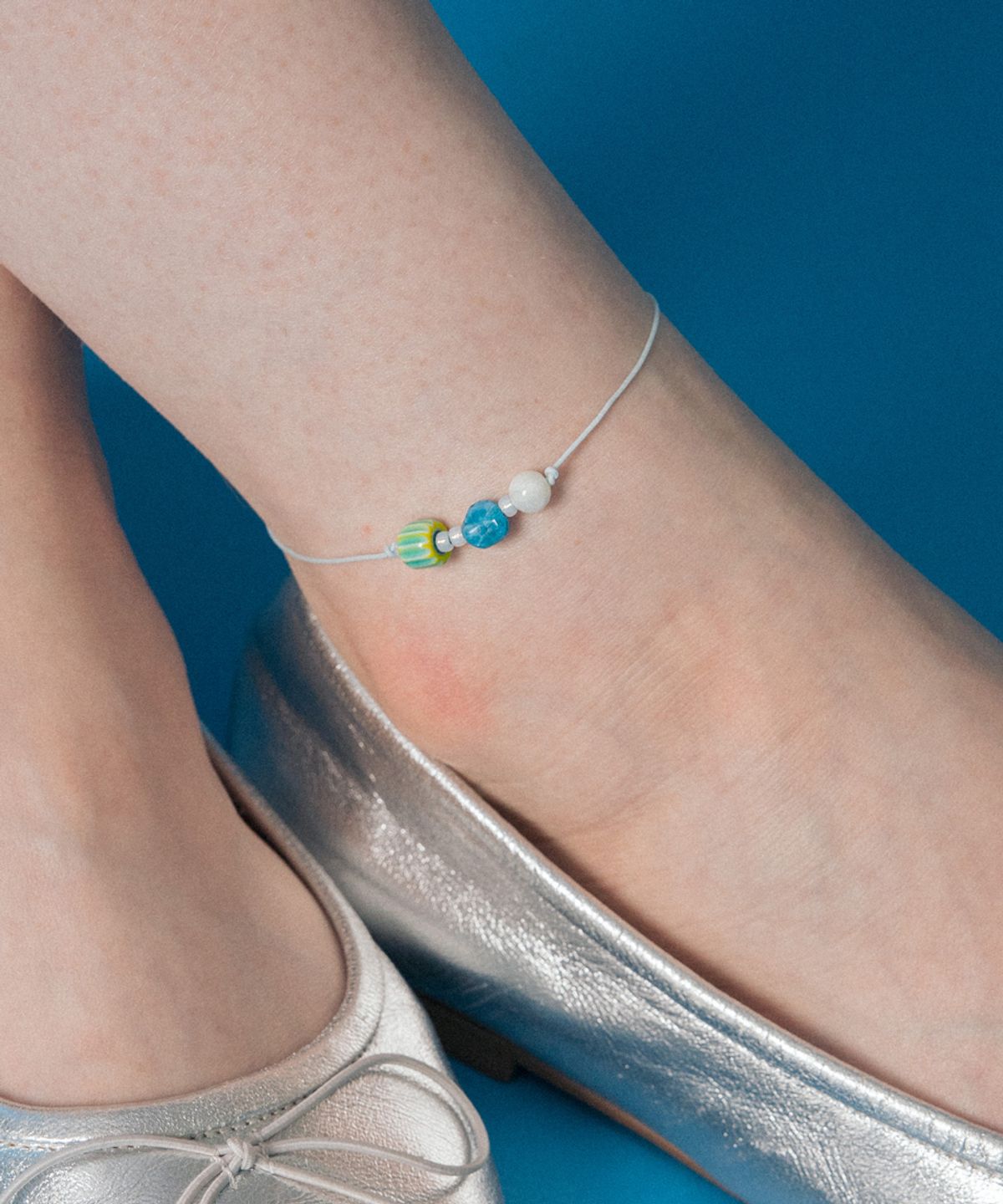 메리모티브(MERRYMOTIVE) Summer marine knot anklet
