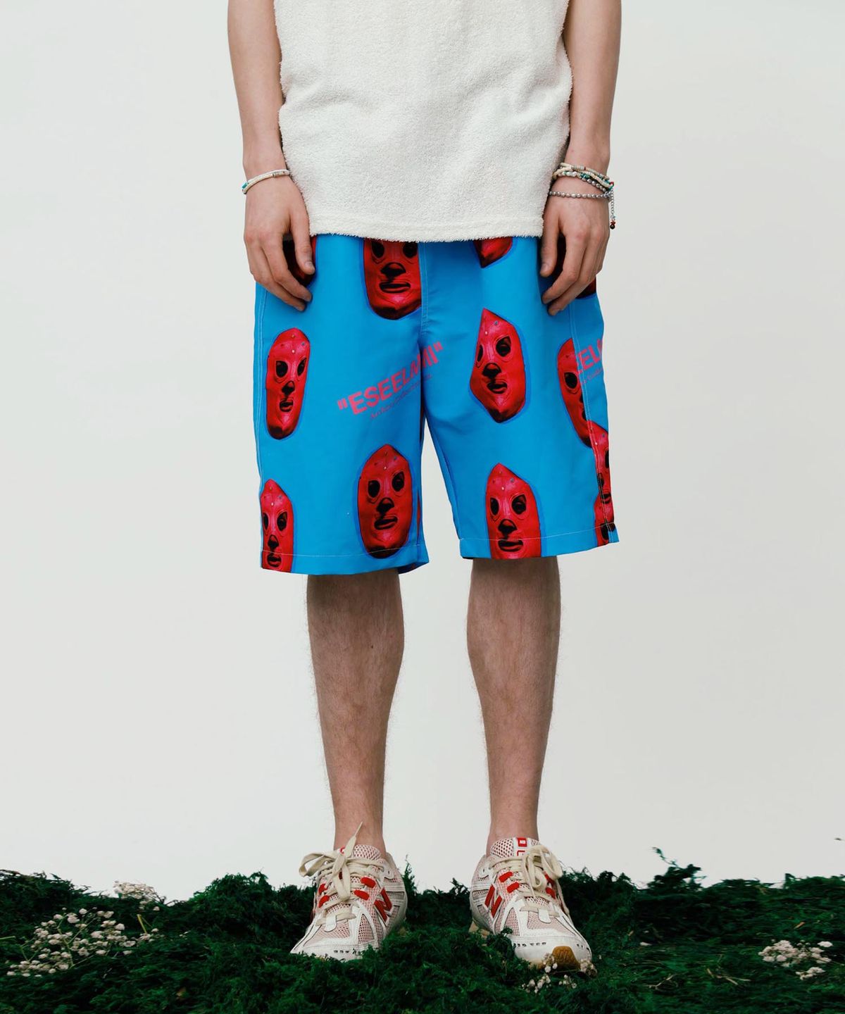 에씰미(ESEELMI) WRESTLER HALF BOARDSHORTS