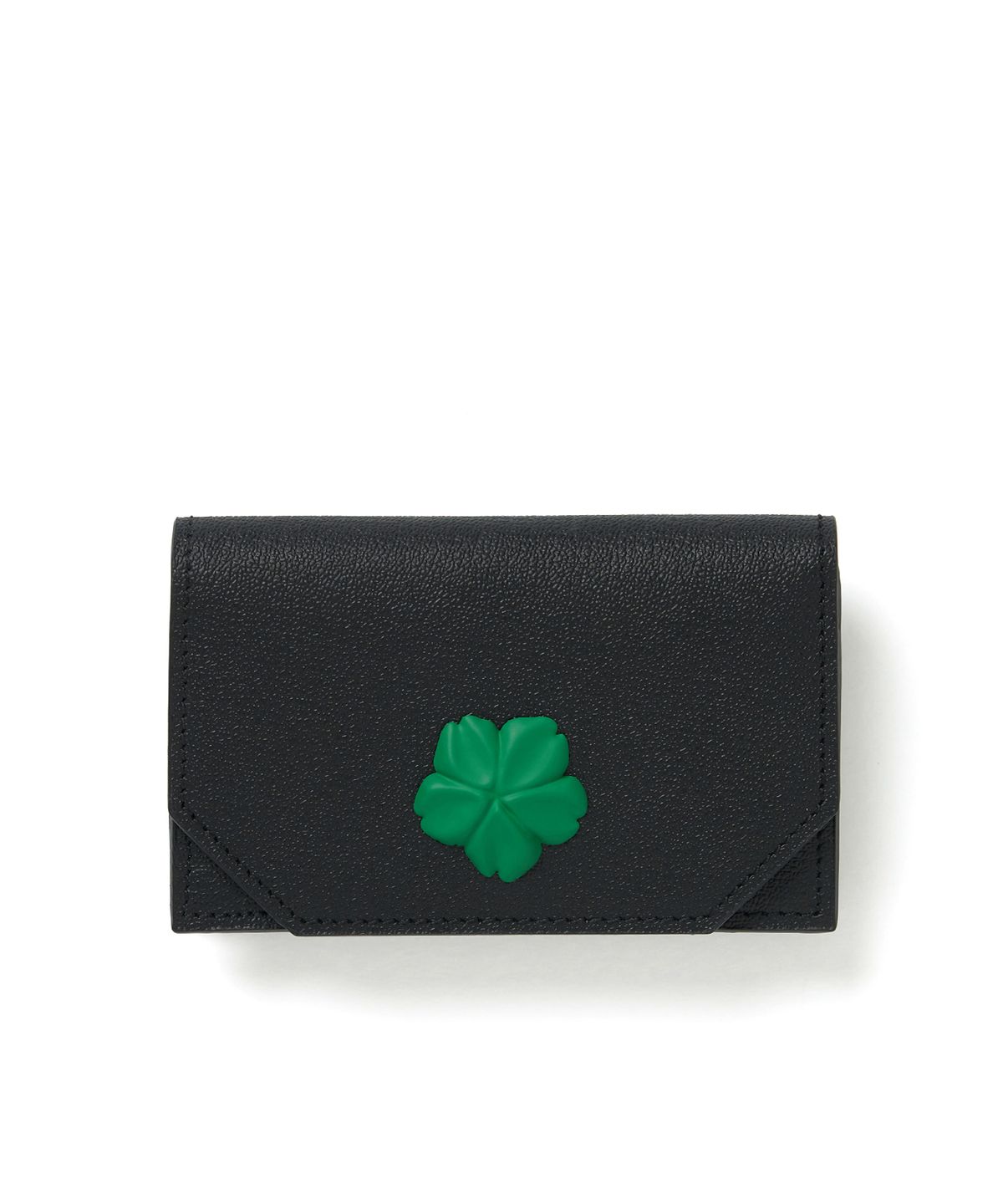 더 아이덴티티 프로젝트(THE IDENTITY PROJECT) Boutonniere card wallet [black- green]