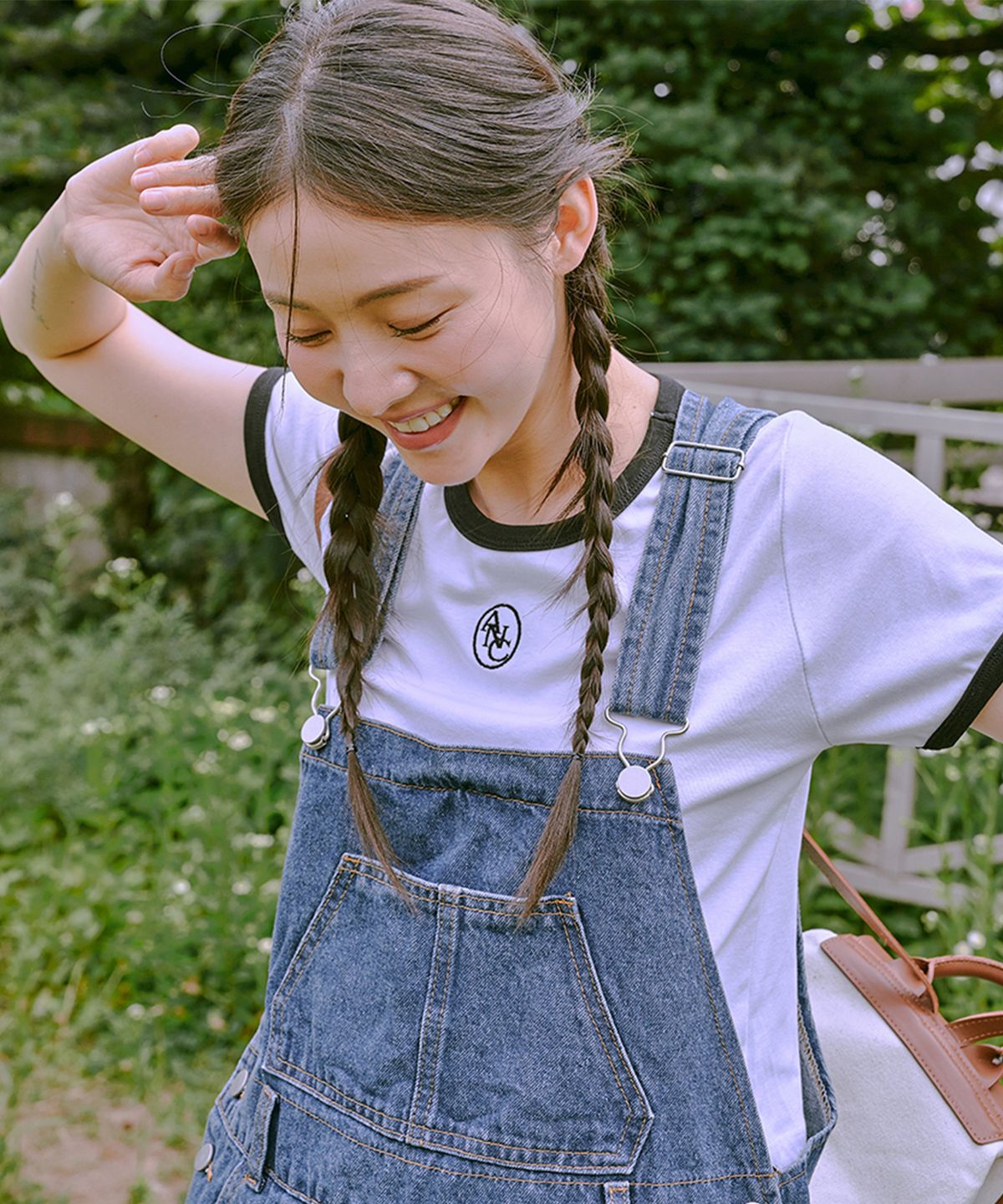 아노에틱(ANOETIC) ANC COLORING LOGO TEE_WHITE