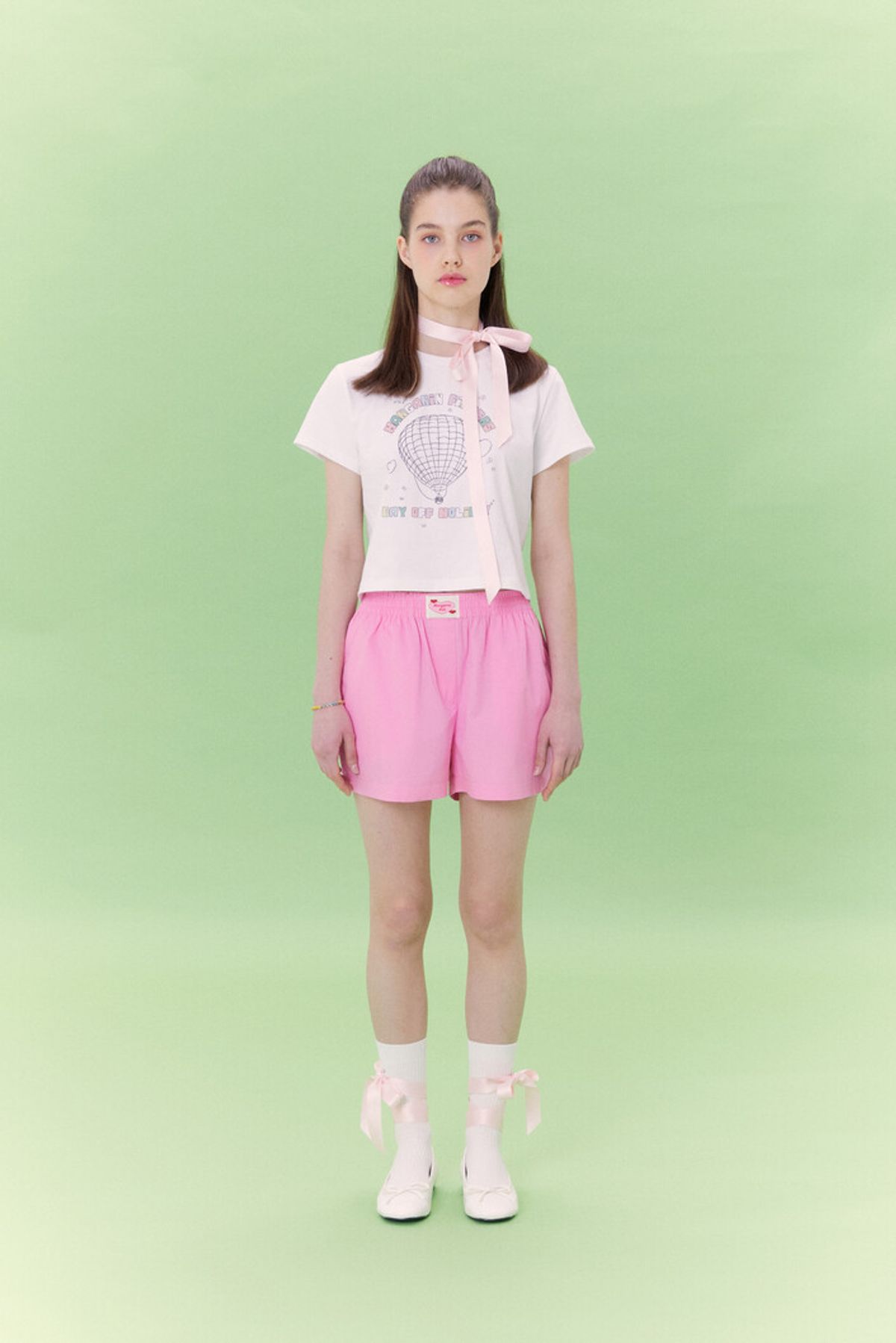 폴리(FOLI) Love Punch Shorts Pink