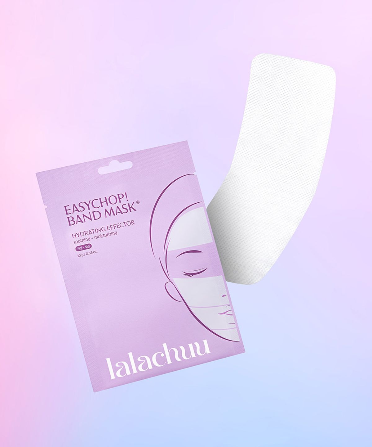 라라츄(LALACHUU) 이지찹 밴드 마스크팩 하이드레이팅 이펙터 4매입