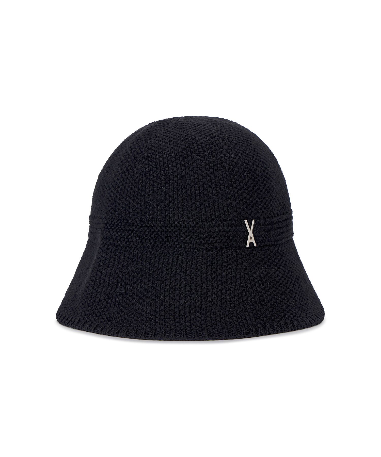 ★VARZAR★ Stud Logo Summer Knit Bucket Hat Black Stud logo summer knit bucket hat Black - VARZAR | 60