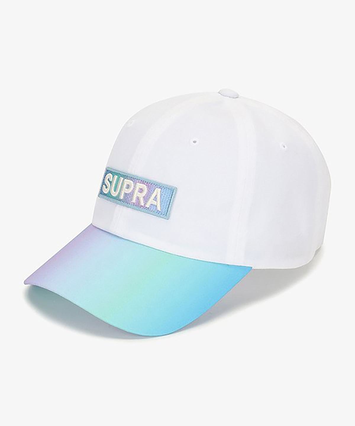 수프라(SUPRA) 모노그램 언스트럭쳐 자수 볼캡(WHITE)