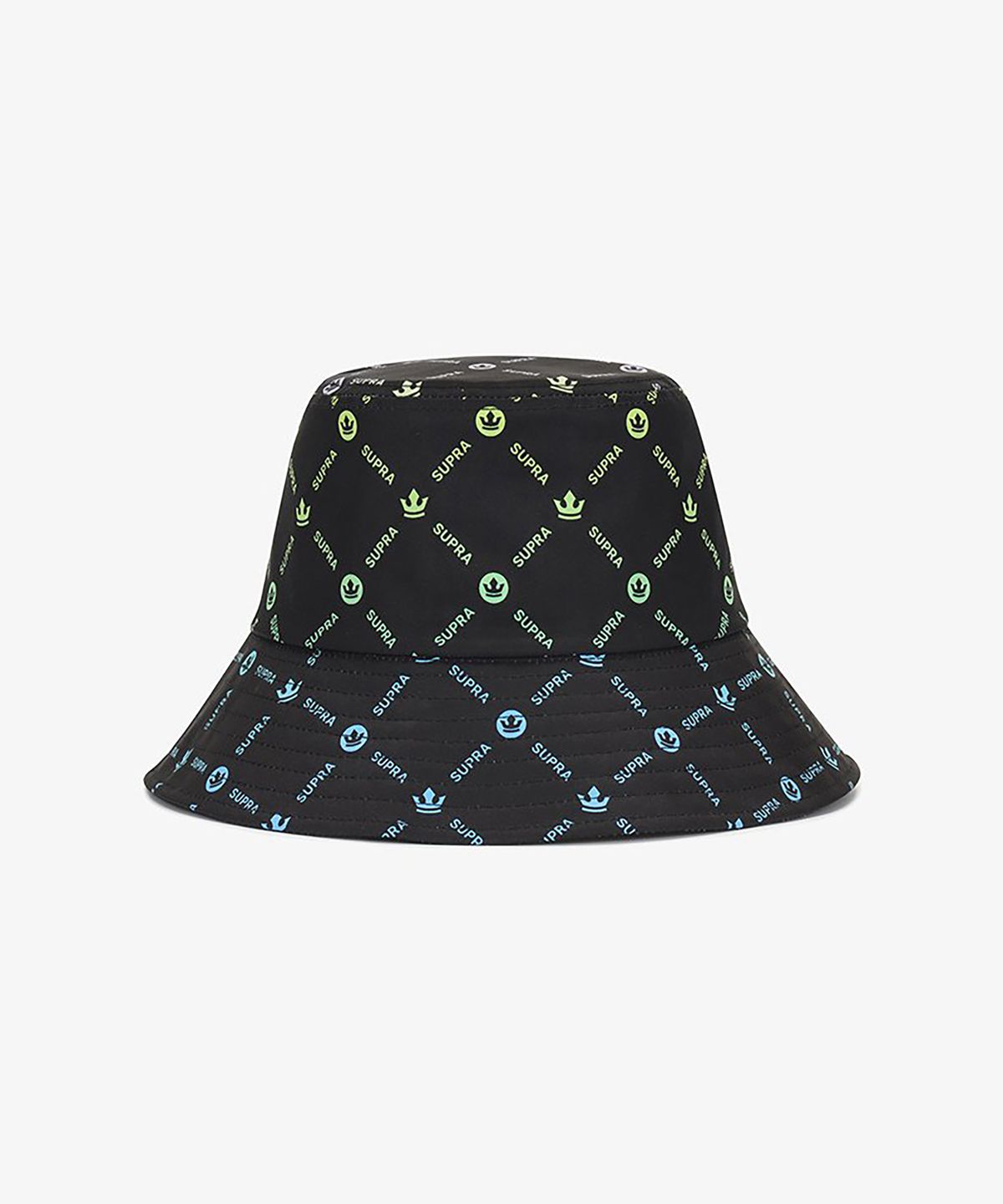 수프라(SUPRA) 모노그램 리버서블 버킷햇(BLACK)