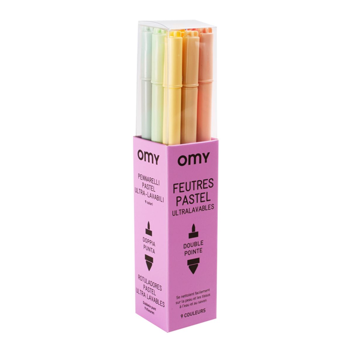 오마이(OMY) 펠트펜-파스텔-9pc(FEU05)